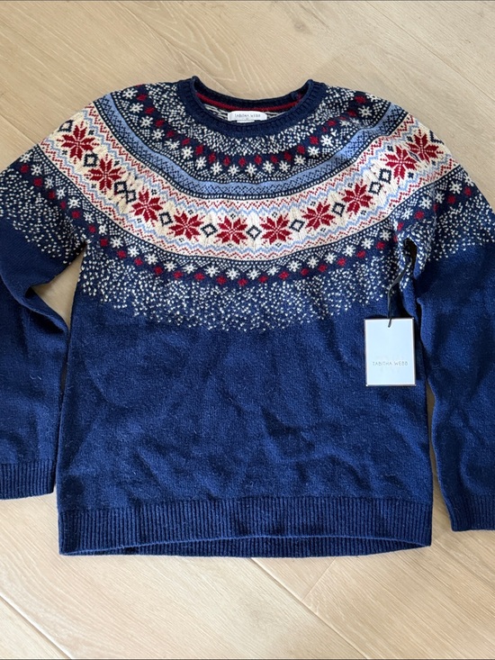 Tabitha Webb Sweaters - Tabitha Webb Nordic Fair Isle Lambswool Sweater | Size Medium | NWT